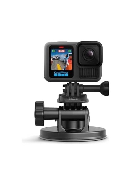 AUCM-302, Aksiyon Kamera Aksesuarı, Suction Cup Vakumlu Bağlantı Parçası, Siyah modelleri