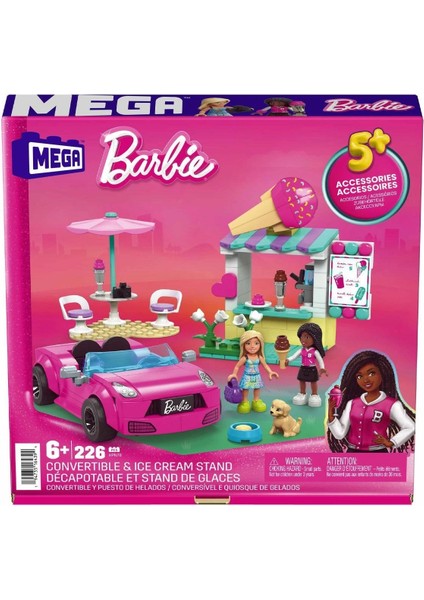 Buğz HPN78 Mega Barbie® Dondurma Standı 226 Parça +6 Yaş