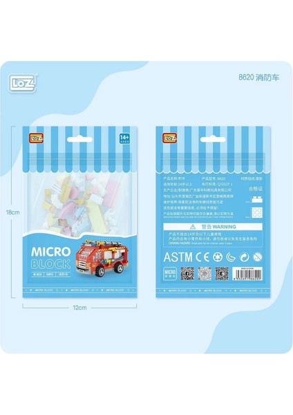 Buğz LZ8620 Loz Blok Oyuncak Mini Poşet -Vagonlife - 1 Adet Stokta Olan Gönderilir