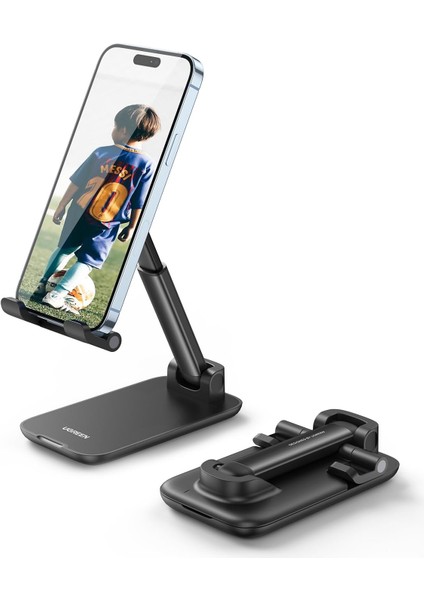 Katlanabilir Telefon Tutacağı ile Uyumlu (Siyah)