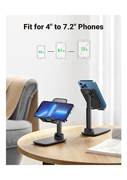 Katlanabilir Telefon Tutacağı ile Uyumlu (Siyah) fiyatları