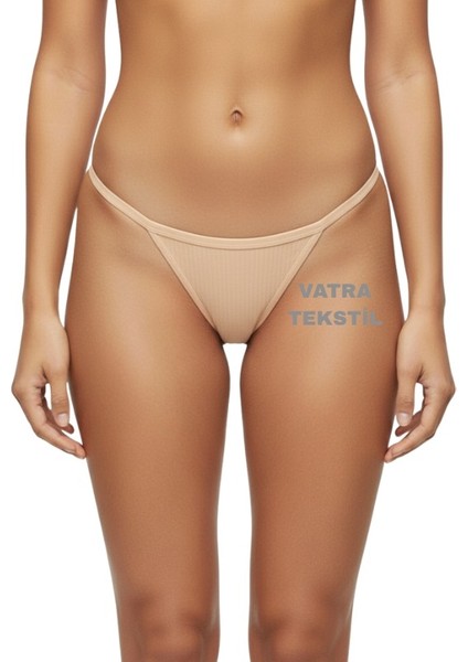 Çok Renkli 3'lü Set Pamuklu Ip String Külot fırsatları