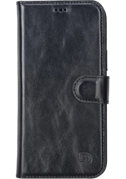 Buğz Apple iPhone 13 Pro Max Uyumlu Deri Cüzdanlı Kılıf Rustik Siyah fiyatları