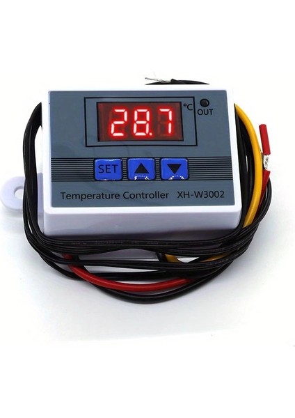 Buğz Dijital Termostat XH-W3002 LED Ekranlı Sıcaklık Kontrol Cihazı 220V