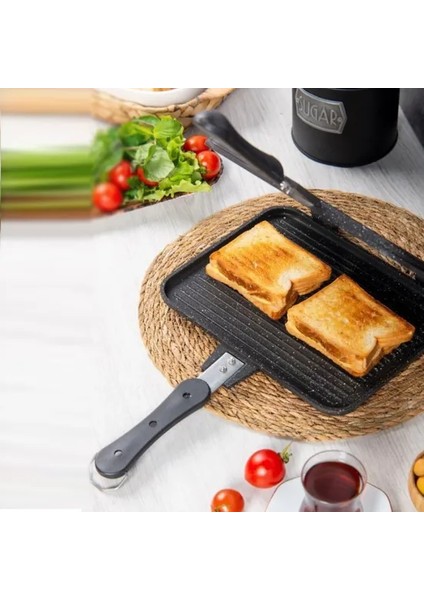 Granit Döküm Ocak Üstü El Tostu modelleri