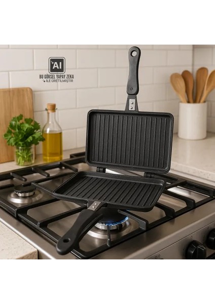 Granit Döküm Ocak Üstü El Tostu fırsatları