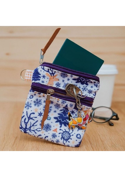 4391 El Yapımı Desenli Model Kadın Cüzdan / Kartlık