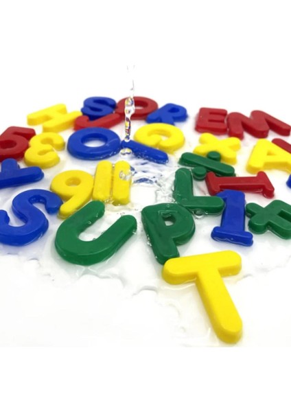Plastik Eğitici Harfler, Sayılar ve Matematik 4 Işlem Semboller, 42 Parça - Eğitici Oyuncaklar
