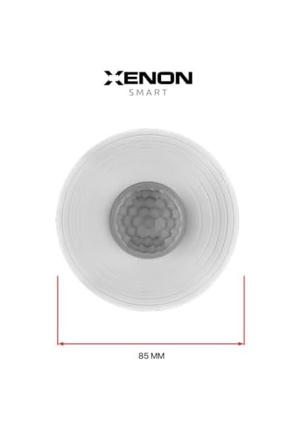 Smart Pır Sensörü 220 V Ac 2.8 M Yükseklik 9 M Çap Toplam 63 M2 Algılama Kapasitesi X1041 modelleri