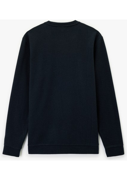 Uzun Kollu Bisiklet Yaka Basic Sweatshirt fiyatları