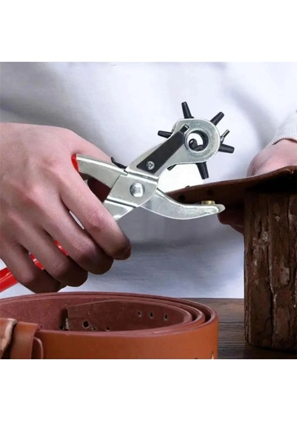 Buğz Kemer Delme Makinası Pratik 6 Başlıklı Kemer Delme Aleti Metal Kemer Delme Aparatı fiyatları