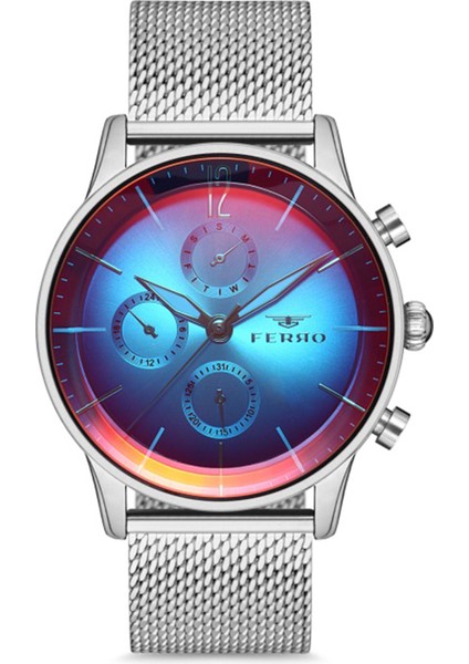 Erkek Çelik Hasır Kordon Kol Saati Çelik Kasa Su Geçirmez Paslanmaz Çelik 2 Yıl Garantili Premium Seri Spor Renk