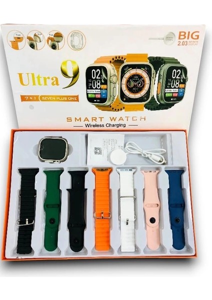 Buğz Watch9 7 Kordonlu Akıllı Saat fiyatları