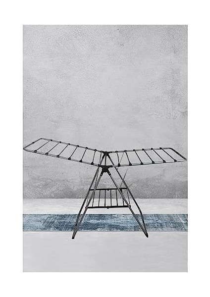 Katlanabilir Çamaşır Kurutma Askısı Çamaşırlık - Gri fiyatları