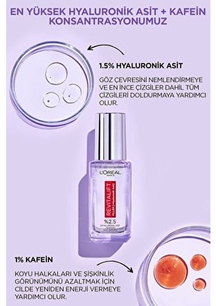 Revitalift Filler Göz Serumu Koyu Halkaları Azaltan 20 ml Kalem Tipi Aydınlatıcı fırsatları