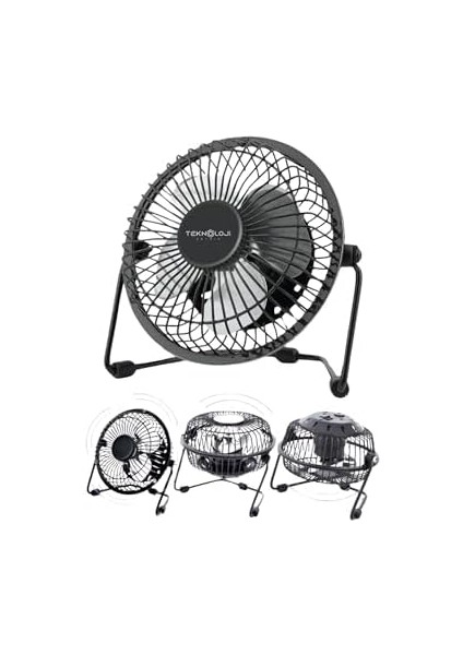 Fan Metal USB ile Çalışan Soğutucu Siyah modelleri