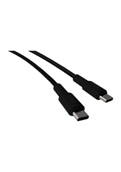 Type C-C Power Delivery Hızlı Şarj Kablosu, Siyah Kablo, Siyah/siyah Uçlar (120 Cm) fiyatları