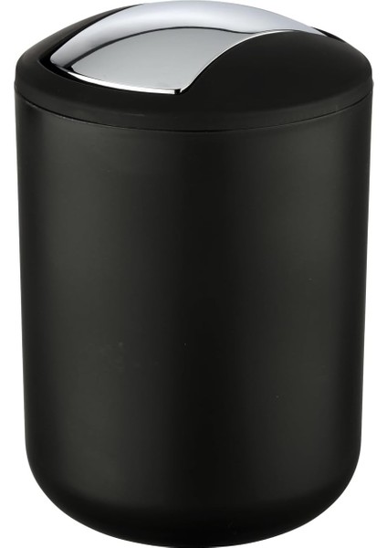Salıncaklı Kapaklı Çöp Kovası Brezilya S Siyah 2 Kırılmaz Siyah