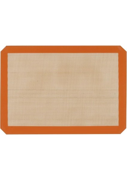 Silikon Yanmaz Yapışmaz Pişirme Matı, Hamur Işi Matı, Yıkanabilen Tekrar Kullanılabilien Yapışmaz Fırın Tepsi Sergisi 30X40 cm