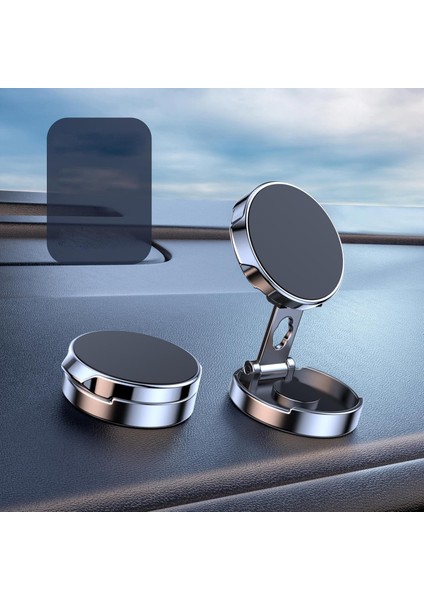 Nr6 Kasa Araç Içi Telefon Tutucu Çinko Alaşımlı Torpido Üstü 360 Derece 4-6,5 Inch