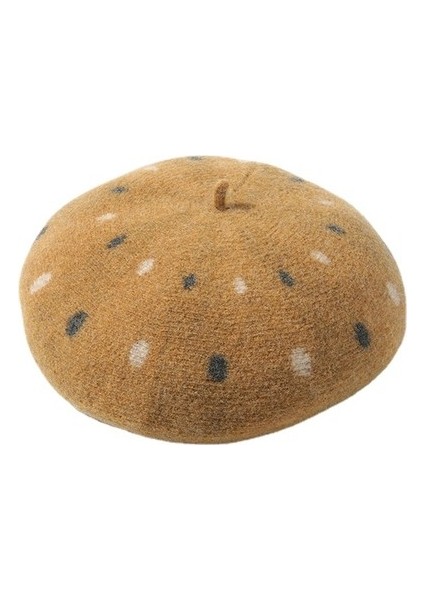 Siyah Bere Kadın Sıcak Moda Ressam Şapka (Yurt Dışından)