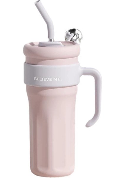 Büyük Kapasiteli Termos Bardak, Pipetli Bardak, Paslanmaz Çelik Bardak (Yurt Dışından)