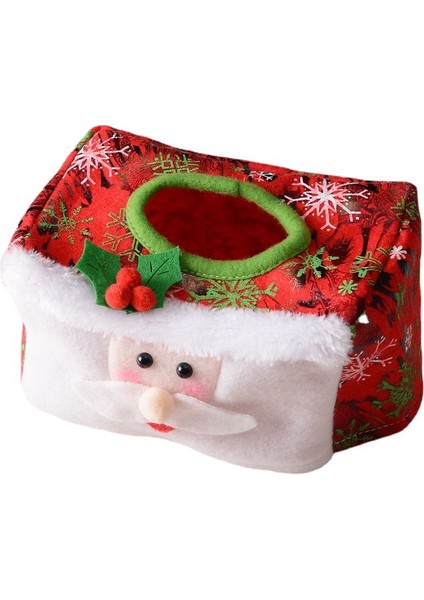 Noel Dekorasyonlu Peçete Kılıfı, Noel Masa Üstü Süsü Peçete Kılıfı (Yurt Dışından)