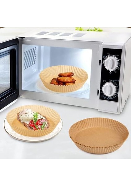 50 Adet Air Fryer Pişirme Kağıdı 20 cm – Tek Kullanımlık, Yapışmaz, Yağ Geçirmez, Yuvarlak Tabak Model Hava Fritöz Yağlı Kağıdı Pvc Ambalaj modelleri