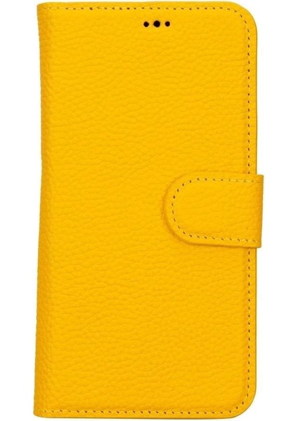 Buğz Apple iPhone 15 Pro Uyumlu Deri Cüzdanlı Kılıf Mwwn FL12 Sarı fırsatları