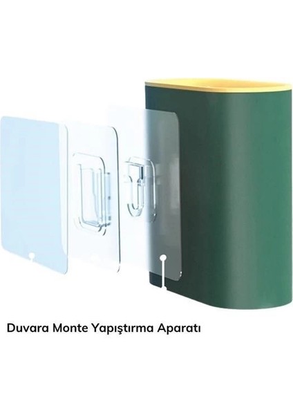 Buğz Duvara Monte Edilebilir Kapaklı Askılı Klozet Yumuşak Silikon Başlıklı Tuvalet Fırçası Seti fırsatları