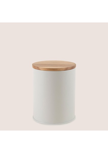 Agni Akasya Metal Kavanoz 16X14 cm