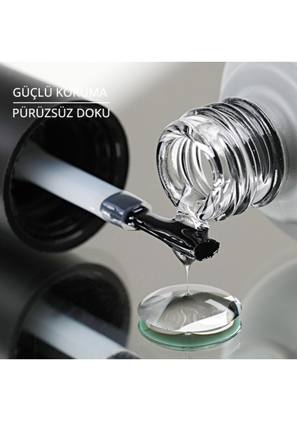 Kalıcı Oje İçin Top Coat Yapışkansız Çok Renkli 9 ml Parlak ve Koruyucu modelleri