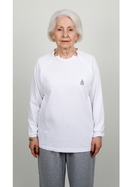 Cure Adaptif Kemoterapi Hasta Bakım Kıyafeti Beyaz fiyatları