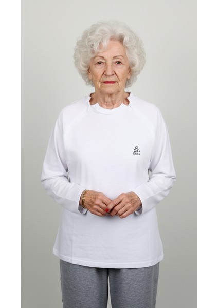 Cure Adaptif Kemoterapi Hasta Bakım Kıyafeti Beyaz fırsatları