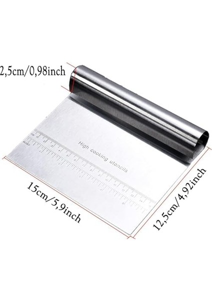 Çelik Hamur Kesici,metal Hamur Sıyrıcı,pasta Sıyırma Aparatı,hamur Dilimleyici,pasta ve Pastacılık Için Çelik Şekillendirici ve Hamur Porsiyonlayıcı modelleri