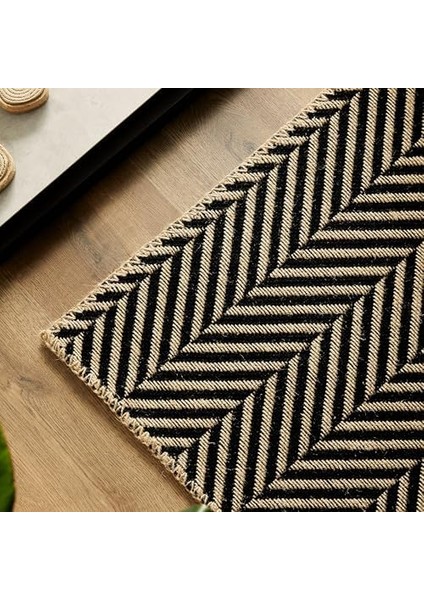 Textile Siyah Renk Jüt Paspas 50 x 70 cm modelleri