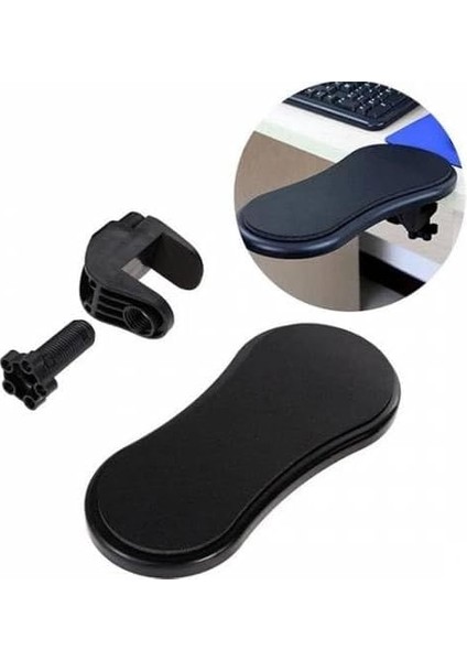 Mouse Kol Pedi, Ayarlanabilir Dönen Bilgisayar Kol Dirsek Dayanağı, Masa ve Sehpa Uyumlu Siyah fiyatları