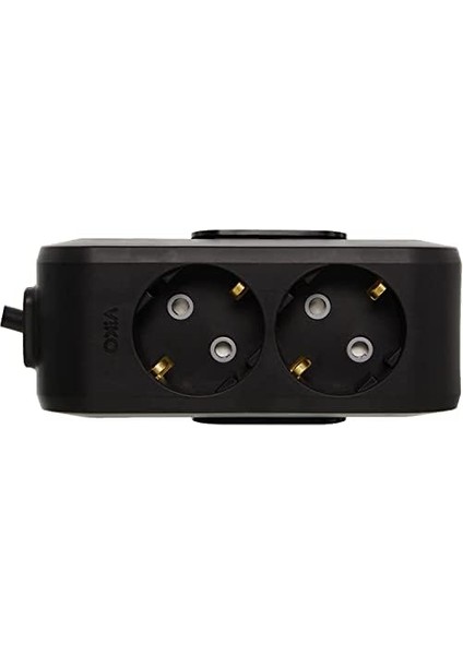 Multi-Let Siyah Ikili Priz Topraklı Kablolu Çocuk Korumalı 1 mt modelleri