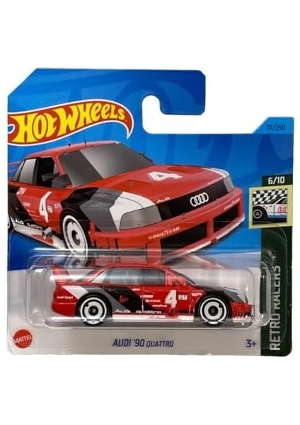 - ´90 Quattro - Retro Racers 6/10 - HKJ81 - Short Card - Good - Kırmızı - 2023 fiyatları