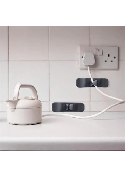 Buğz 6'lı Pratik Kablo Toparlayıcı Yapışkanlı Klips Mutfak Air Fryer Kettle Kahve Tost Makinası fiyatları