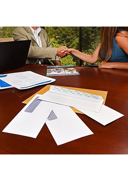 , 6 3/4 Zarfları, Dikiş, Kutu Başına 500 (10412), Beyaz modelleri