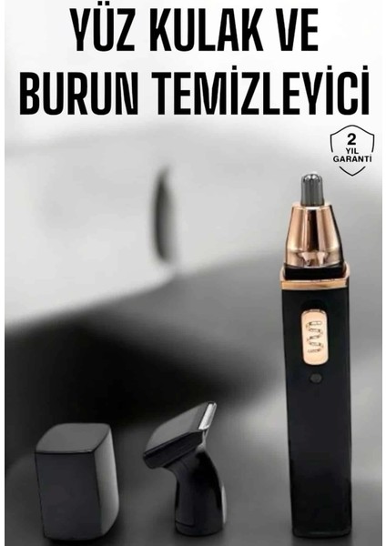 Buğz Seyahat Tipi Mini Taşınabilir Siyah Burun Kulak Yanak Kıl ve Tüy Temizleme Makinesi