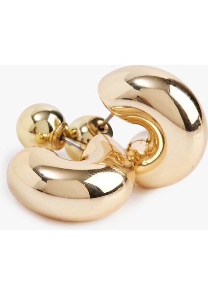 Arkalık Detaylı Geometrik 2'li Küpe Seti modelleri