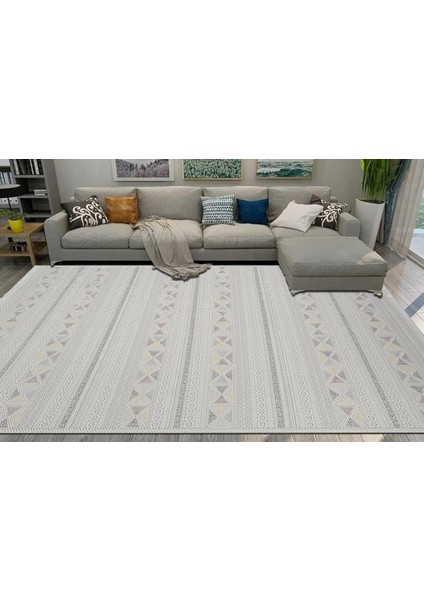 Moda 1132 Renkli Iskandinav Desen Modern Tasarım Polyester Yolluk Salon Mutfak Halısı fiyatları