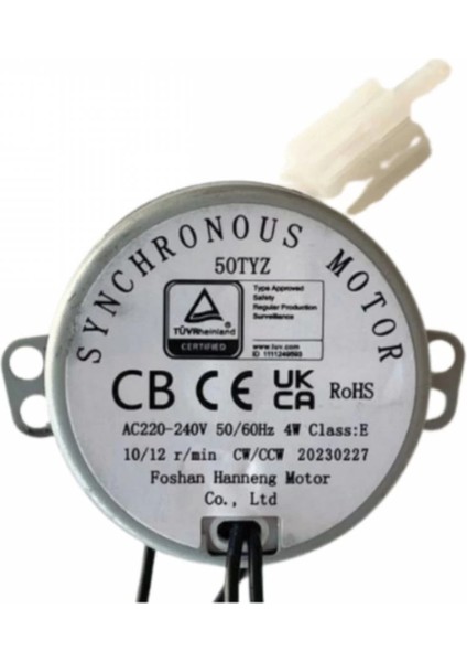 Buğz 50 Tyz 10/12 Rpm Kuluçka Motoru Viyol Çevirme