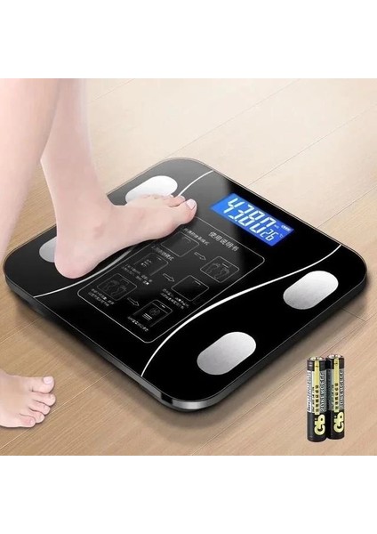 Buğz Akıllı Kablosuz Dijital Banyo ve Vücut Yağ Ağırlık Ölçeği Vücut Kompozisyonu Analizörü Bluetoothlu Tartı modelleri