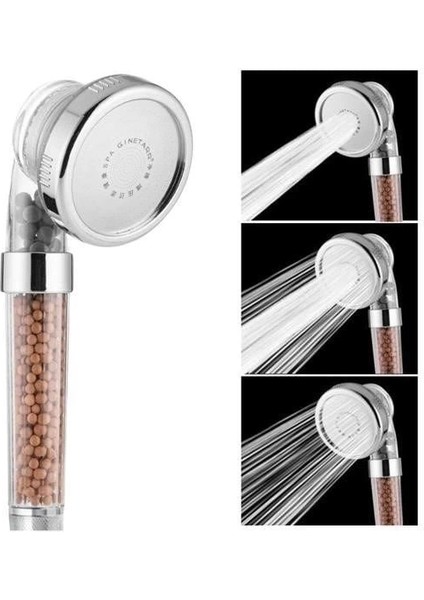 Buğz %50 Su Tasarruflu ve Arıtmalı Doğal Taşlı Banyo El Duş Başlığı modelleri