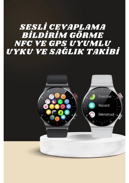 Buğz Akıllı Saat Çoklu Kordon Seçeneği Amoled Ekran Çok Fonksiyonlu Bluetooth Bağlantılı fiyatları