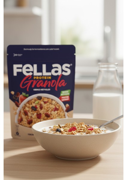 Protein Granola -Kırmızı Meyveler 270g x 3 indirimleri
