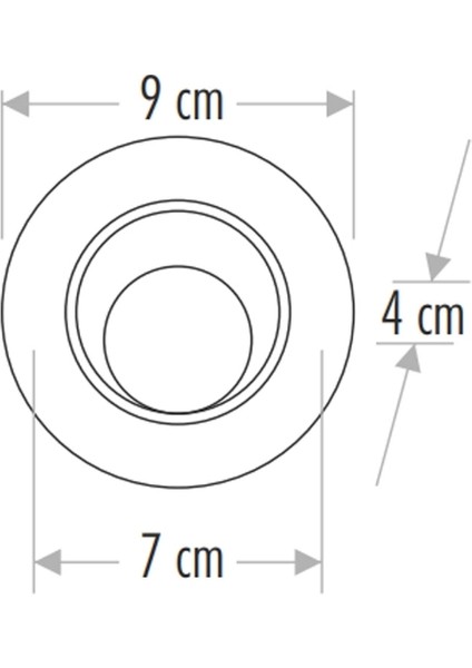 Buğz Cata Ct 5204 LED Spot 7W 6400K Beyaz Işık fiyatları